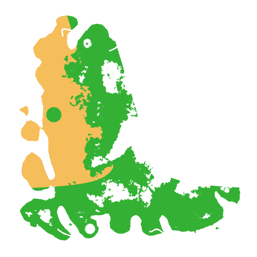 Biome Rust Map: Procedural Map, Size: 4500, Seed: 120944680
