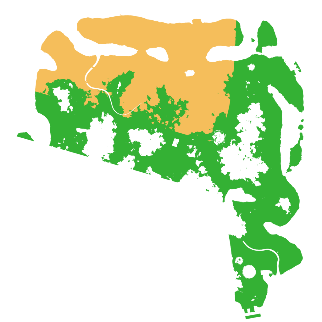 Biome Rust Map: Procedural Map, Size: 4260, Seed: 2147483647
