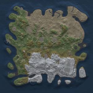 Thumbnail Rust Map: Procedural Map, Size: 4250, Seed: 523879019, 19 Monuments