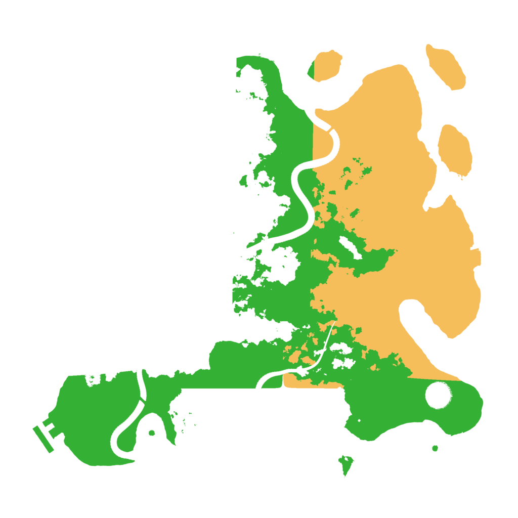 Biome Rust Map: Procedural Map, Size: 3500, Seed: 1619568844