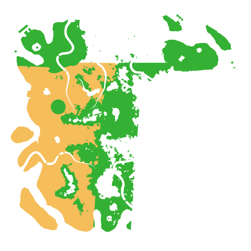 Biome Rust Map: Procedural Map, Size: 4500, Seed: 1408530504