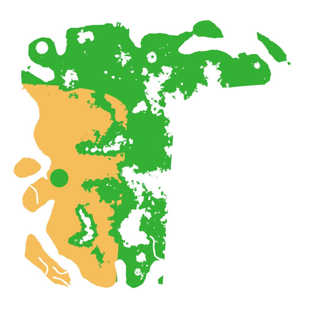 Biome Rust Map: Procedural Map, Size: 4500, Seed: 1408530504