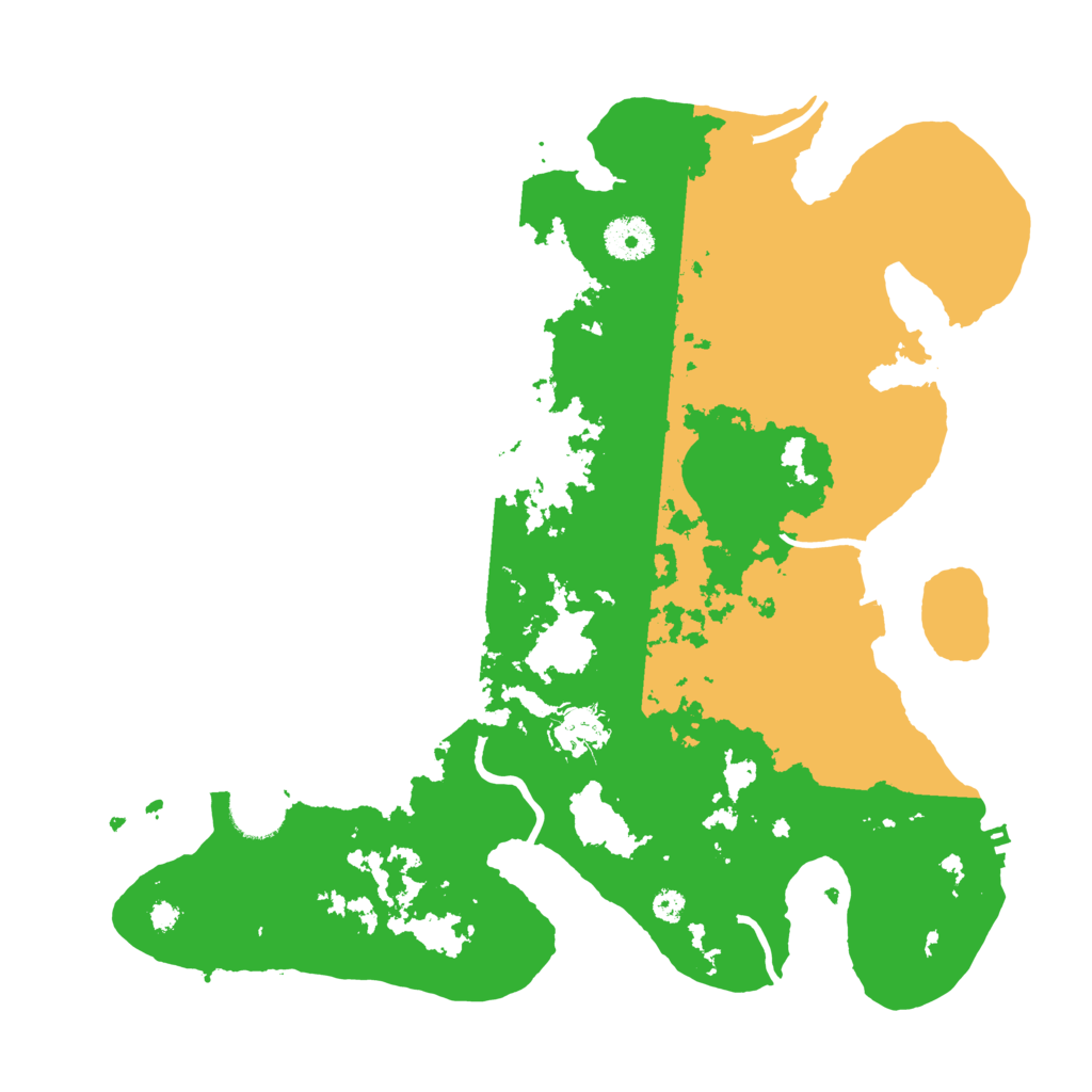 Biome Rust Map: Procedural Map, Size: 3500, Seed: 1467602781