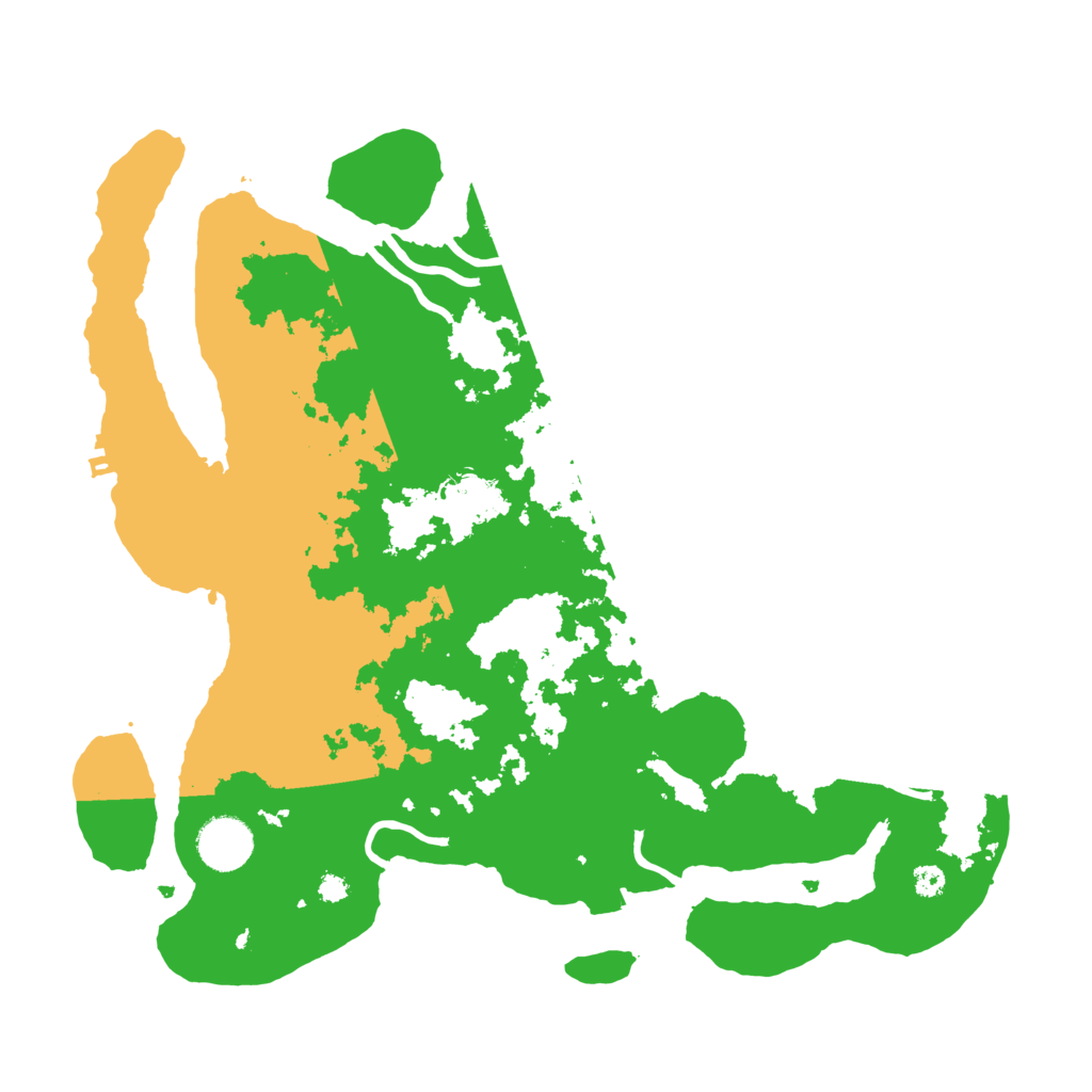 Biome Rust Map: Procedural Map, Size: 3500, Seed: 961166853