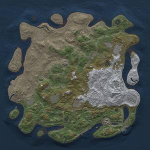 Thumbnail Rust Map: Procedural Map, Size: 4250, Seed: 783848196, 19 Monuments