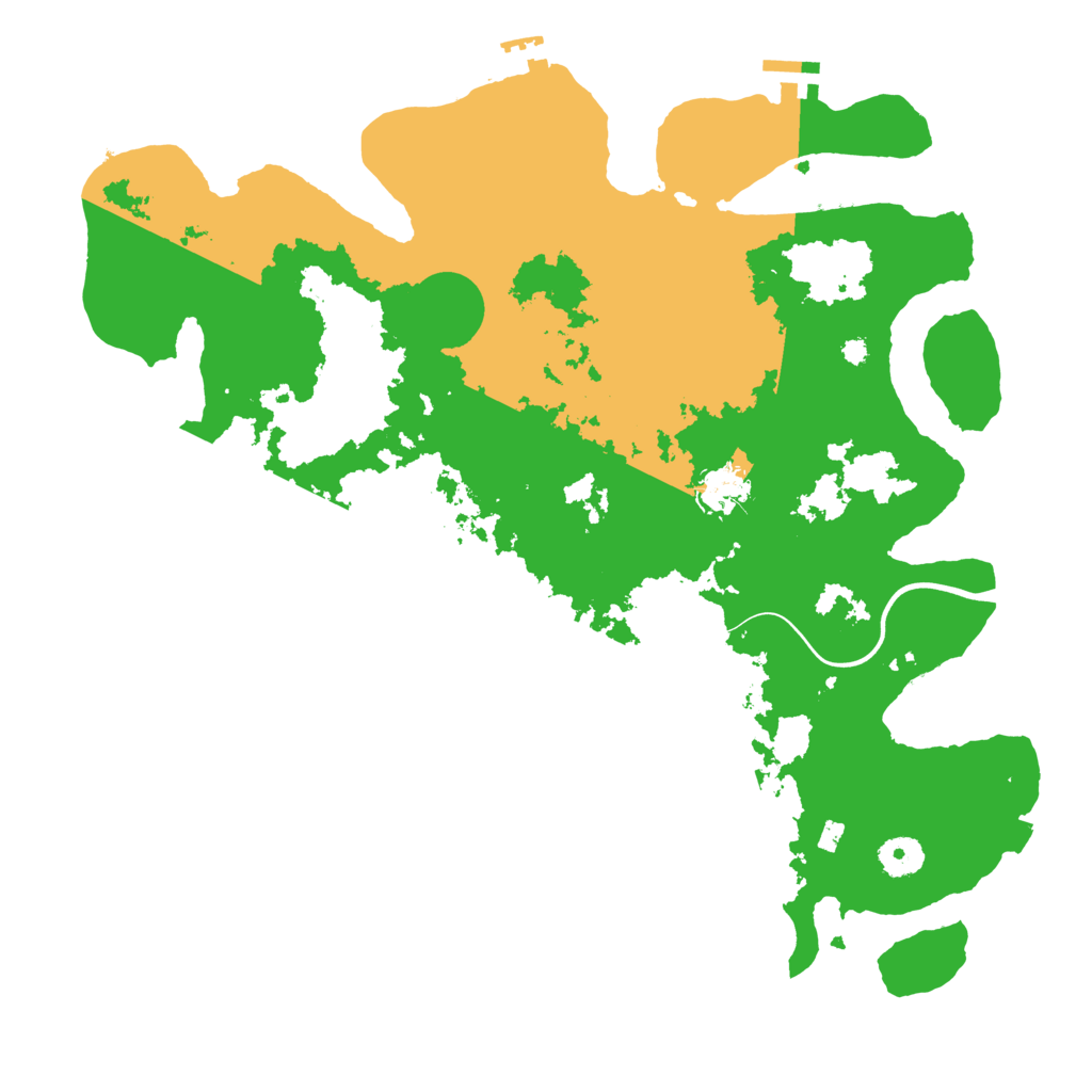 Biome Rust Map: Procedural Map, Size: 3875, Seed: 1666797970