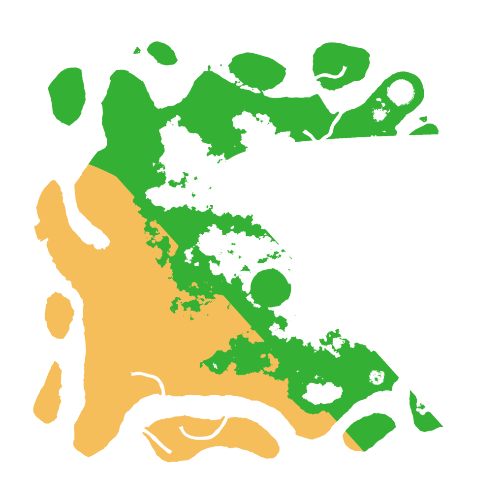 Biome Rust Map: Procedural Map, Size: 3500, Seed: 133786