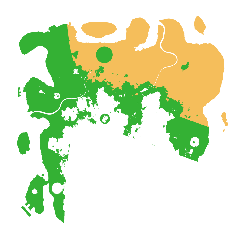 Biome Rust Map: Procedural Map, Size: 3850, Seed: 855755134