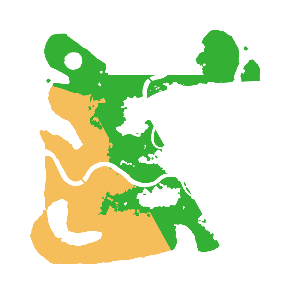 Biome Rust Map: Procedural Map, Size: 3000, Seed: 645673617