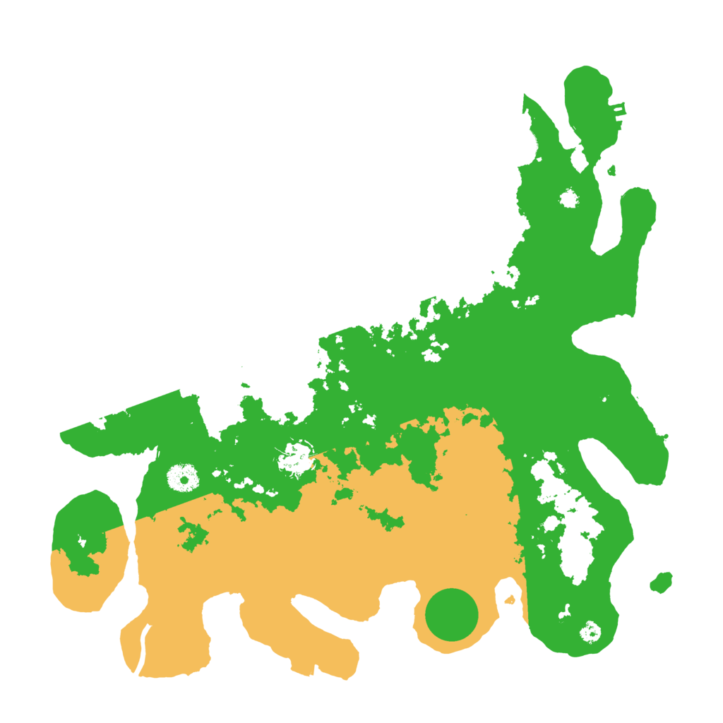 Biome Rust Map: Procedural Map, Size: 3600, Seed: 10706