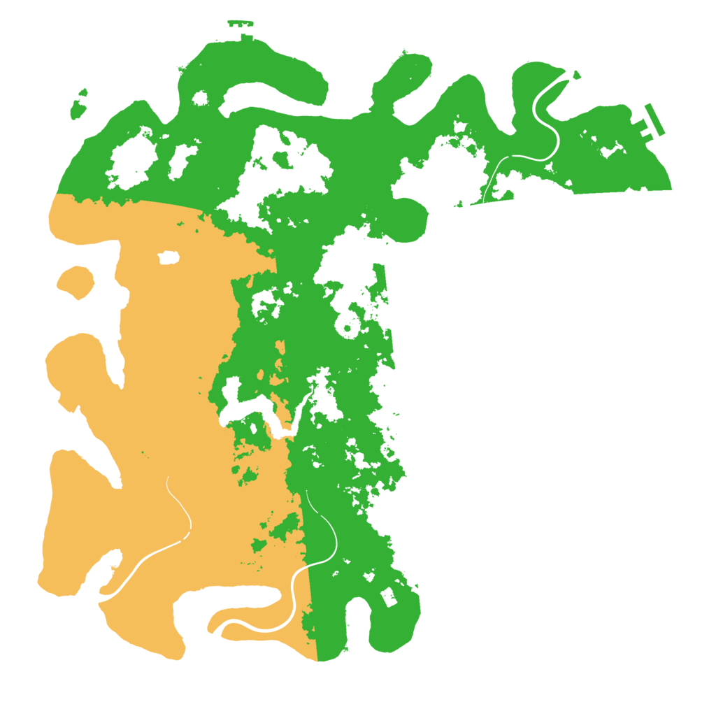 Biome Rust Map: Procedural Map, Size: 4250, Seed: 614906268