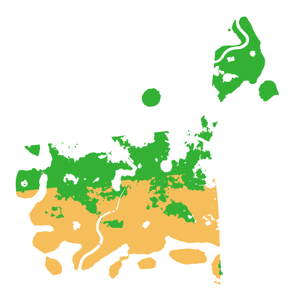 Biome Rust Map: Procedural Map, Size: 4500, Seed: 8715