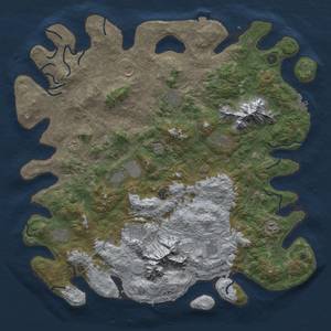 Thumbnail Rust Map: Procedural Map, Size: 5000, Seed: 1484544920, 19 Monuments