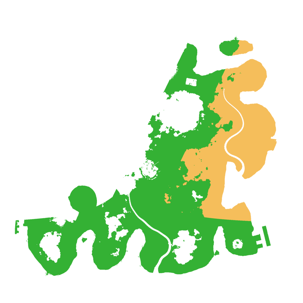 Biome Rust Map: Procedural Map, Size: 3000, Seed: 240918116