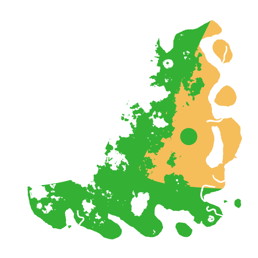 Biome Rust Map: Procedural Map, Size: 4000, Seed: 20240608