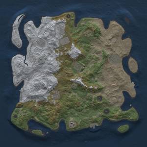 Thumbnail Rust Map: Procedural Map, Size: 4000, Seed: 578387110, 18 Monuments