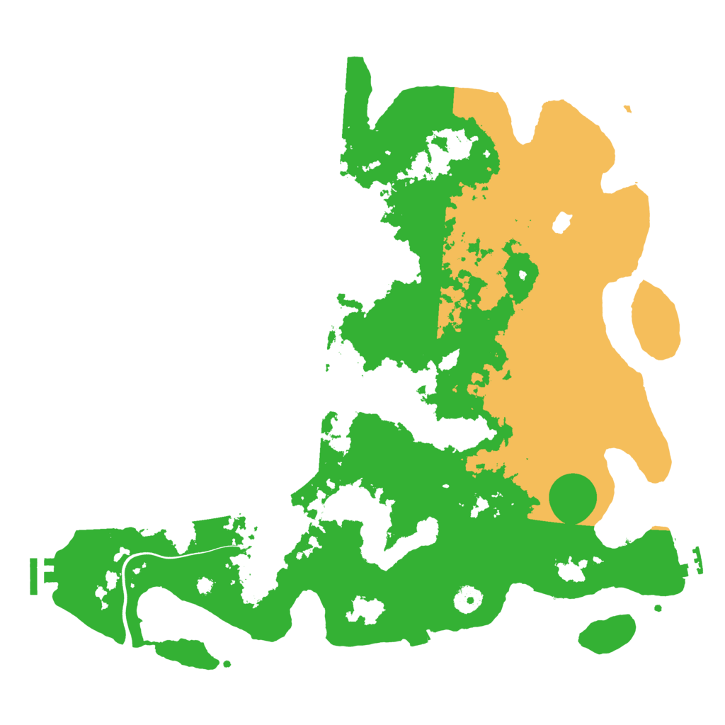 Biome Rust Map: Procedural Map, Size: 4000, Seed: 578387110