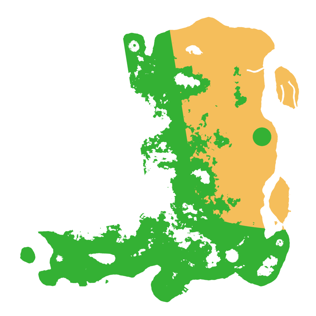 Biome Rust Map: Procedural Map, Size: 4500, Seed: 1115918778