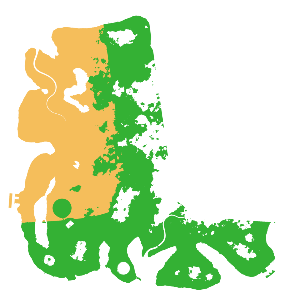 Biome Rust Map: Procedural Map, Size: 4250, Seed: 1204415300