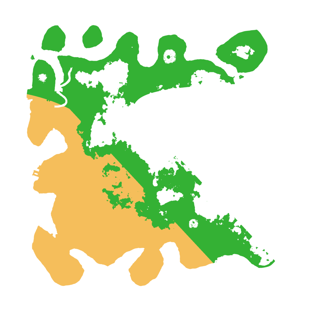 Biome Rust Map: Procedural Map, Size: 3500, Seed: 685438753