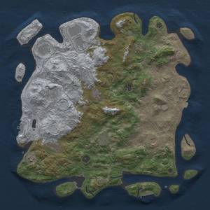 Thumbnail Rust Map: Procedural Map, Size: 4400, Seed: 68934849, 19 Monuments