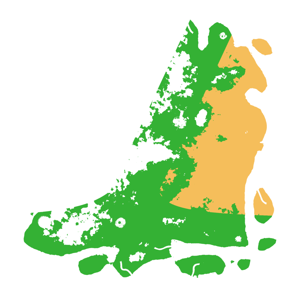 Biome Rust Map: Procedural Map, Size: 4400, Seed: 68934849