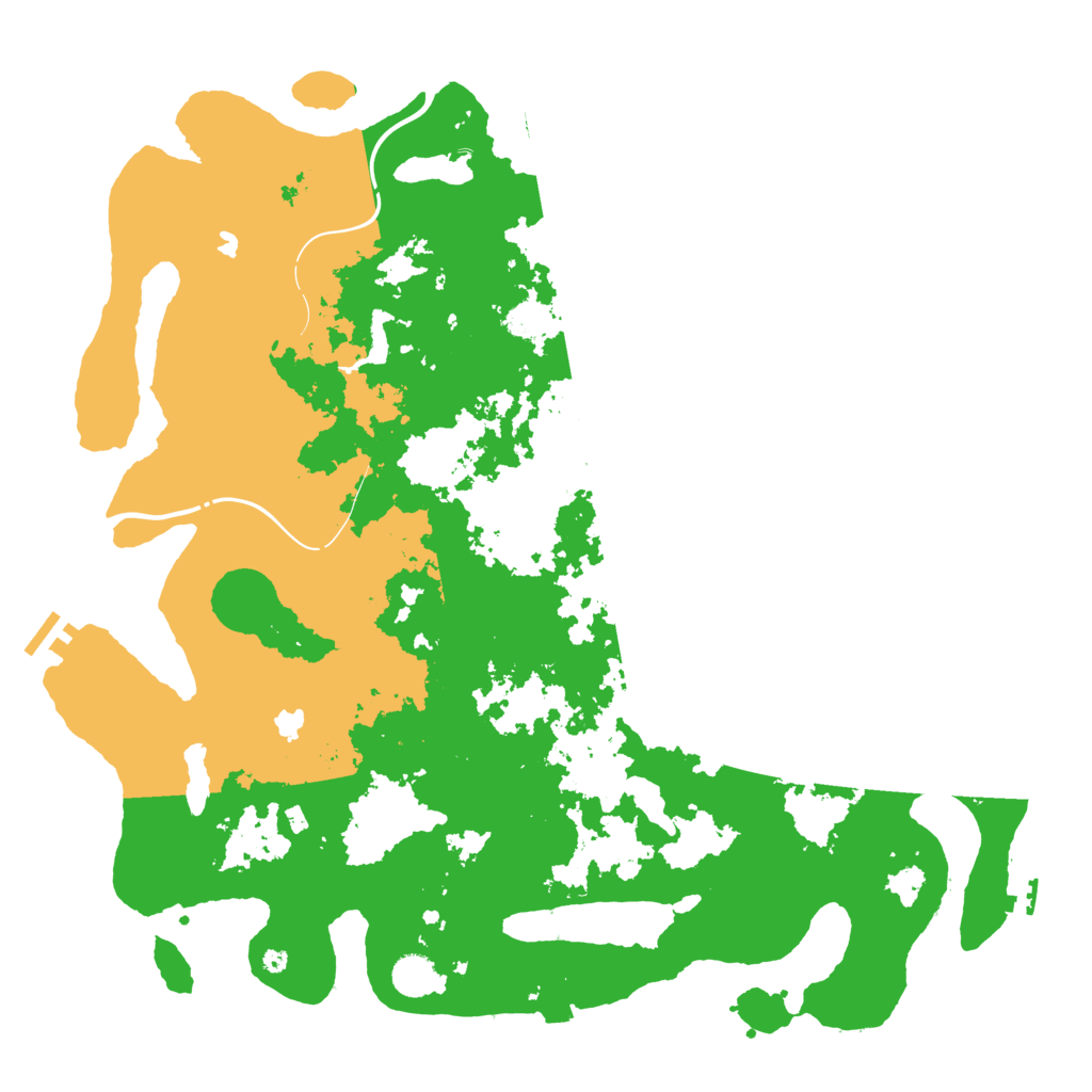 Biome Rust Map: Procedural Map, Size: 4500, Seed: 35725461