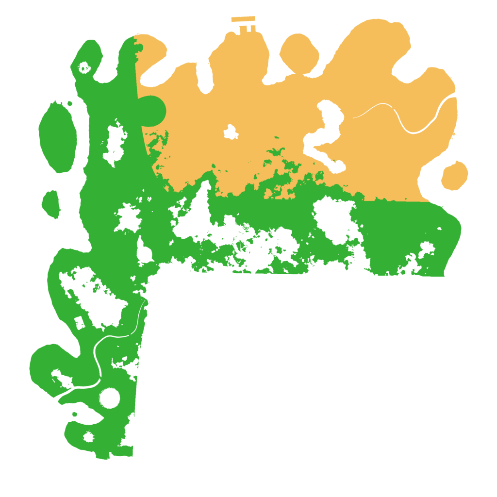 Biome Rust Map: Procedural Map, Size: 4250, Seed: 364775238