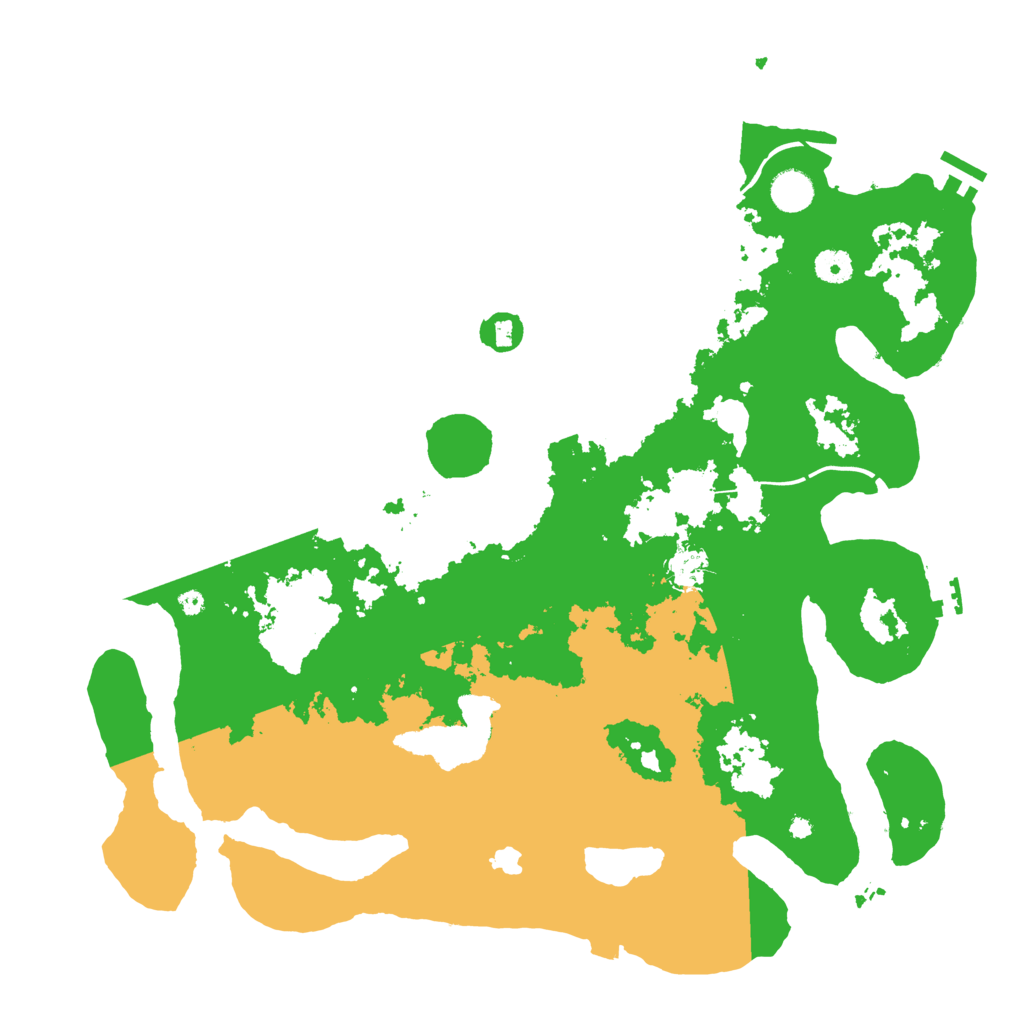 Biome Rust Map: Procedural Map, Size: 4250, Seed: 1204664924