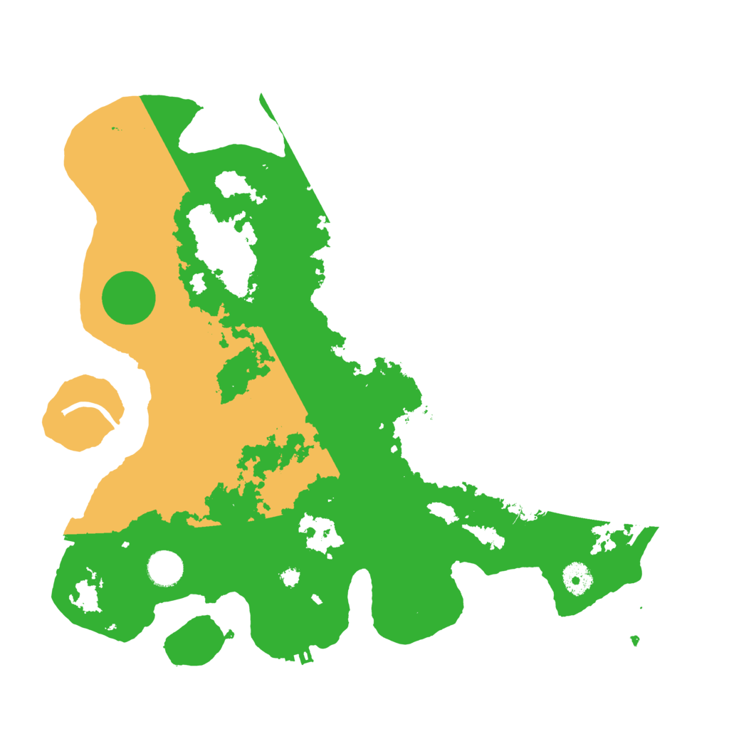 Biome Rust Map: Procedural Map, Size: 3600, Seed: 20706