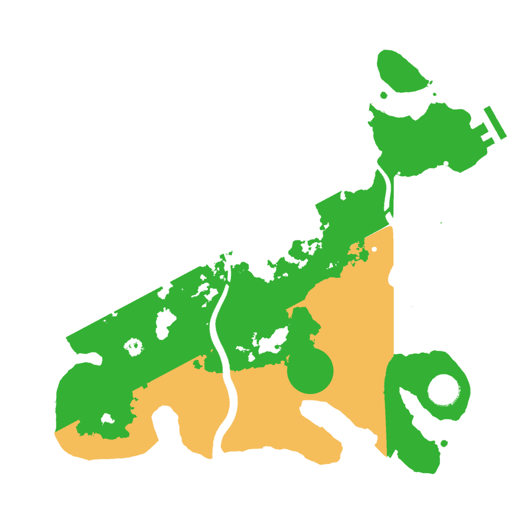 Biome Rust Map: Procedural Map, Size: 3000, Seed: 532663364