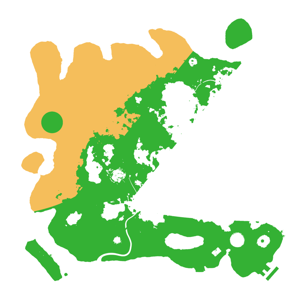 Biome Rust Map: Procedural Map, Size: 3700, Seed: 2117542004