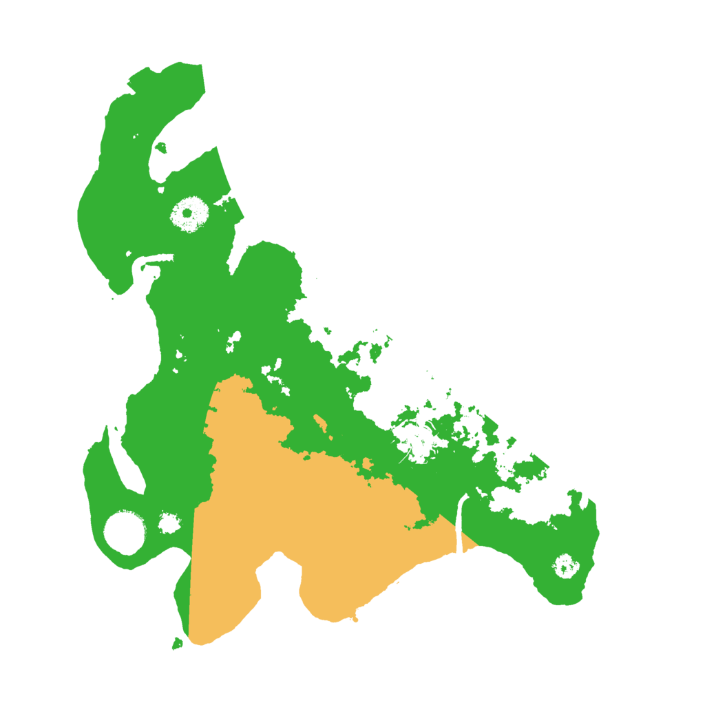 Biome Rust Map: Procedural Map, Size: 3000, Seed: 951619503