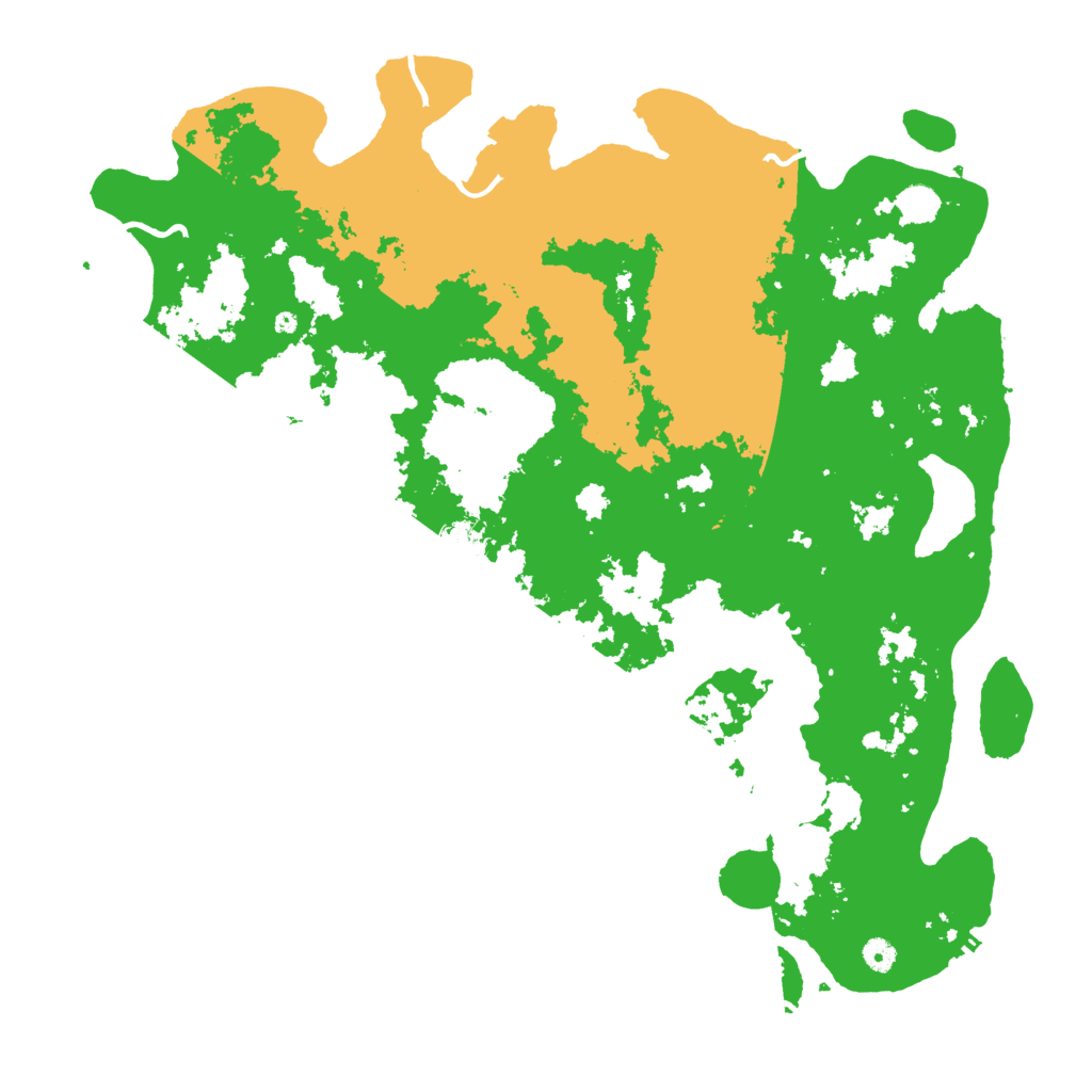 Biome Rust Map: Procedural Map, Size: 5000, Seed: 497574