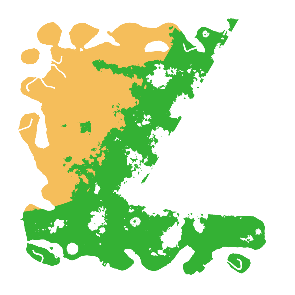 Biome Rust Map: Procedural Map, Size: 4500, Seed: 964082605