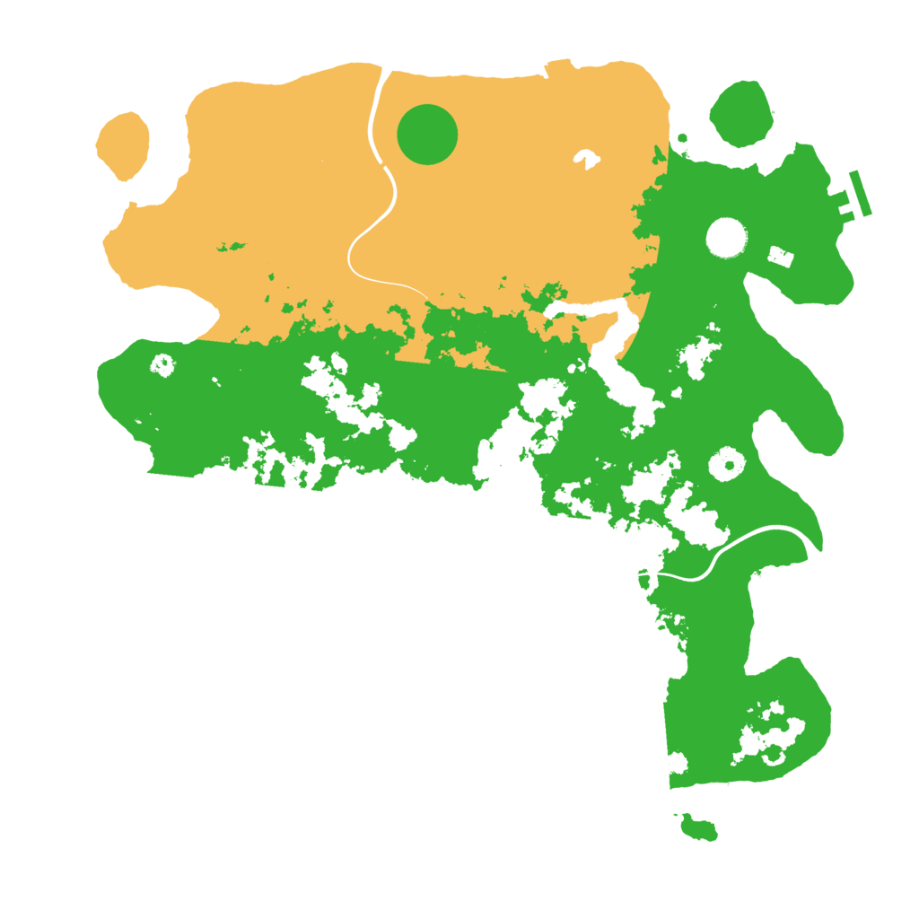 Biome Rust Map: Procedural Map, Size: 4000, Seed: 2003298205