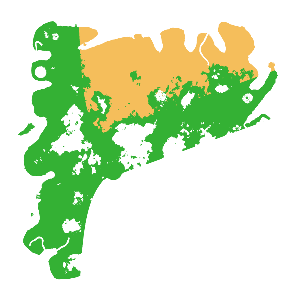 Biome Rust Map: Procedural Map, Size: 4500, Seed: 106406867