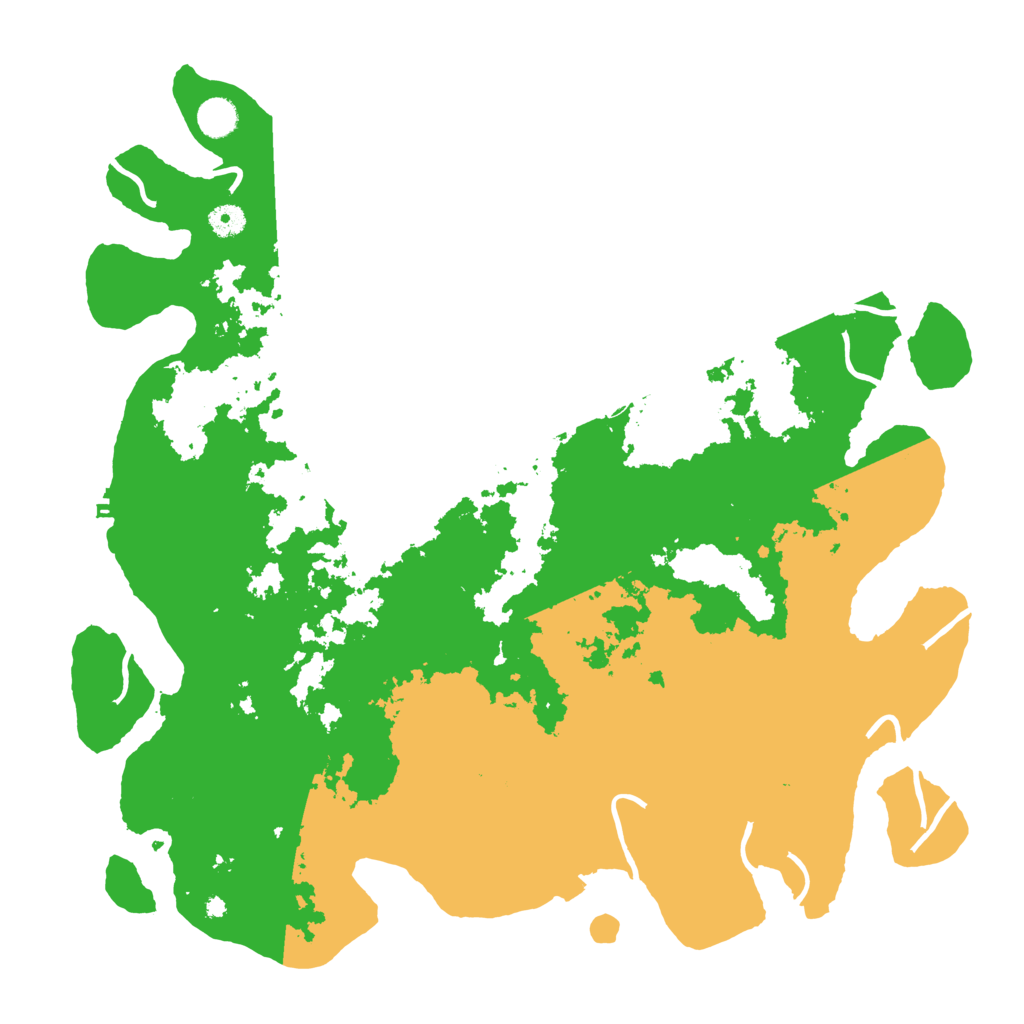 Biome Rust Map: Procedural Map, Size: 4500, Seed: 2026834220