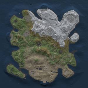 Thumbnail Rust Map: Procedural Map, Size: 3100, Seed: 156822974, 16 Monuments