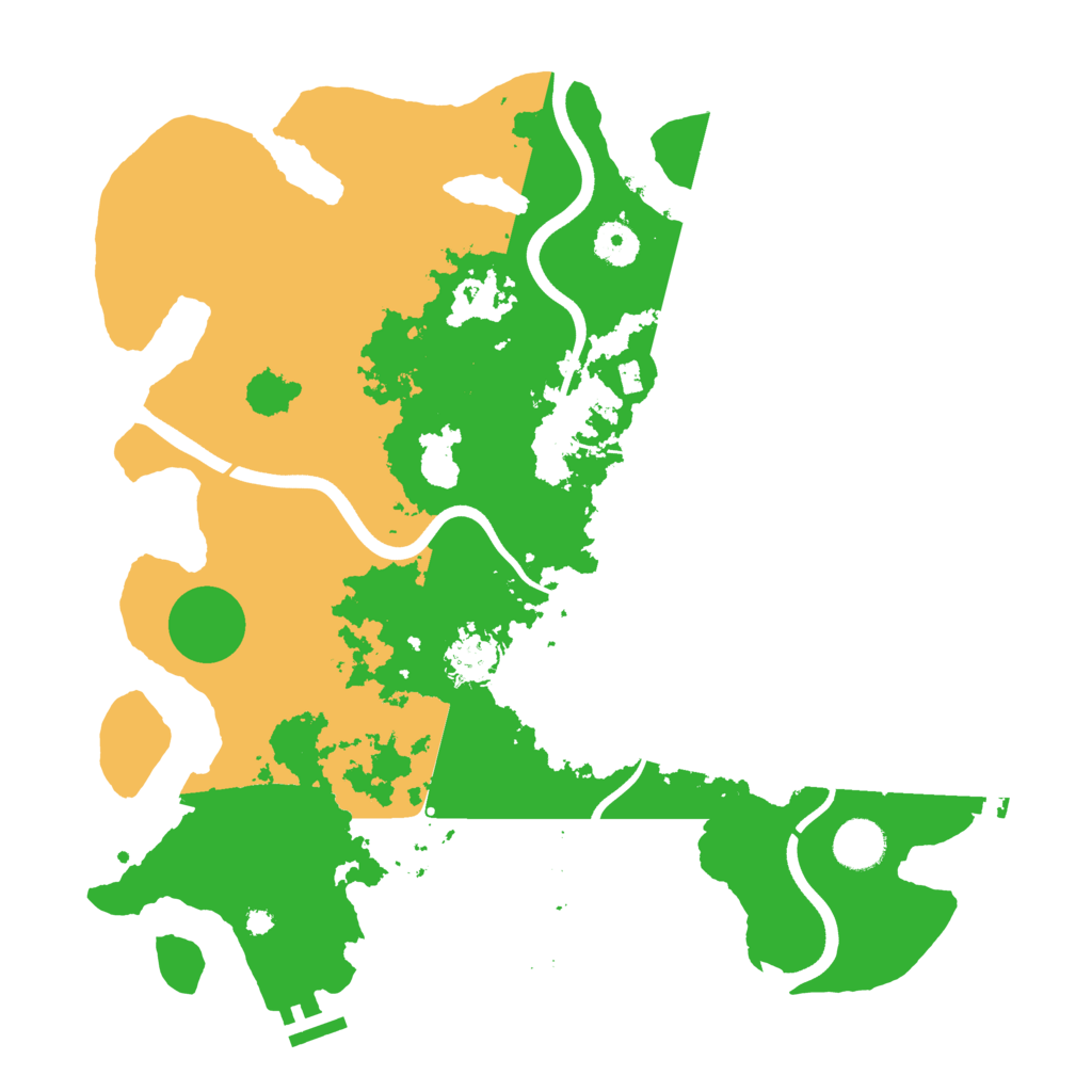 Biome Rust Map: Procedural Map, Size: 3750, Seed: 64544051