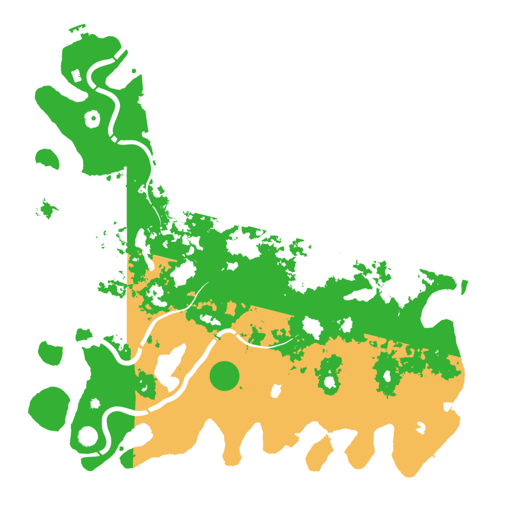 Biome Rust Map: Procedural Map, Size: 4500, Seed: 348361826