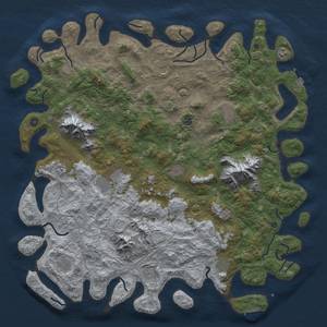 Thumbnail Rust Map: Procedural Map, Size: 5500, Seed: 29082024, 18 Monuments