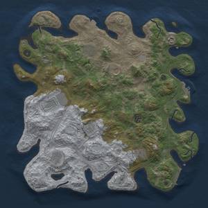 Thumbnail Rust Map: Procedural Map, Size: 4250, Seed: 622457468, 18 Monuments