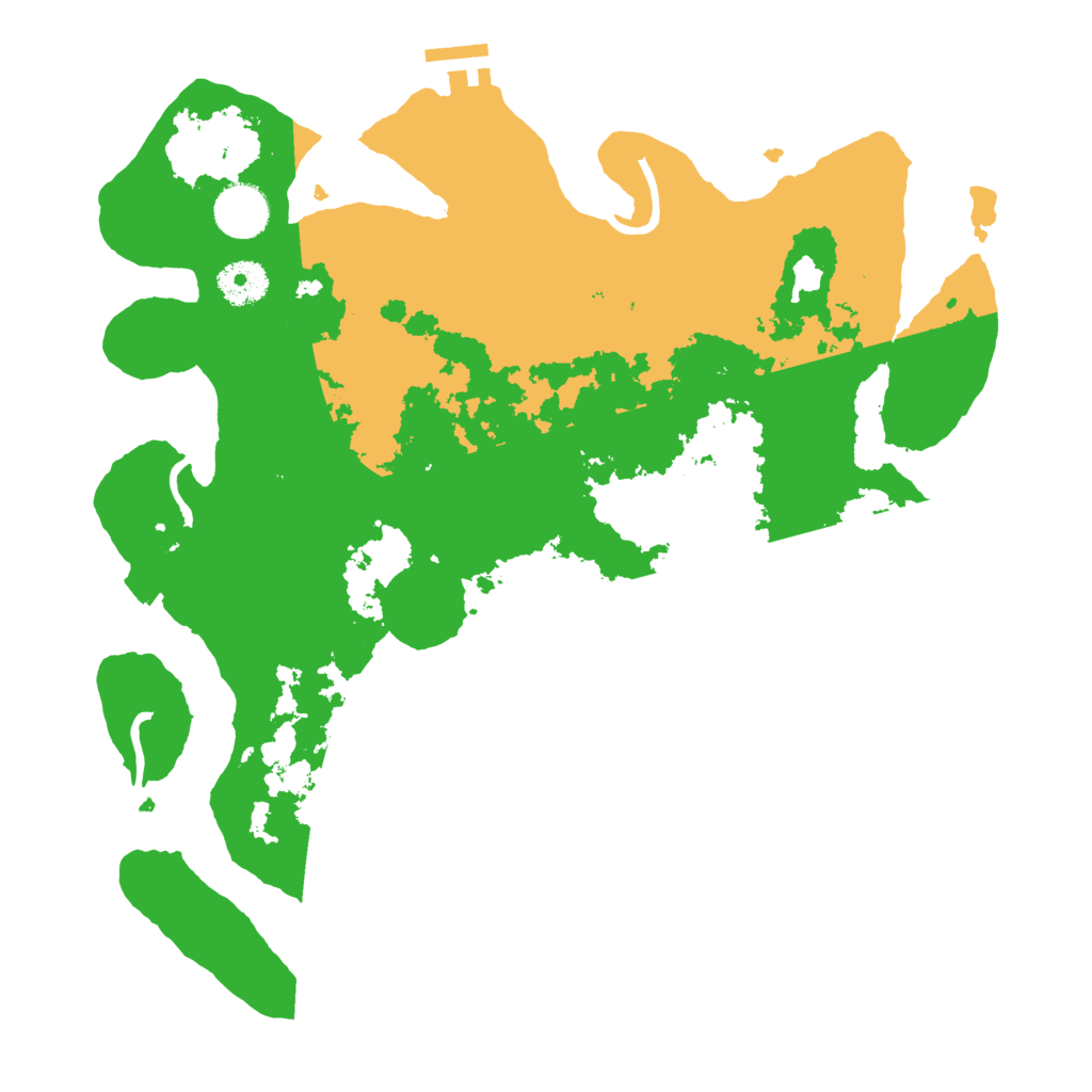 Biome Rust Map: Procedural Map, Size: 3500, Seed: 1307482732