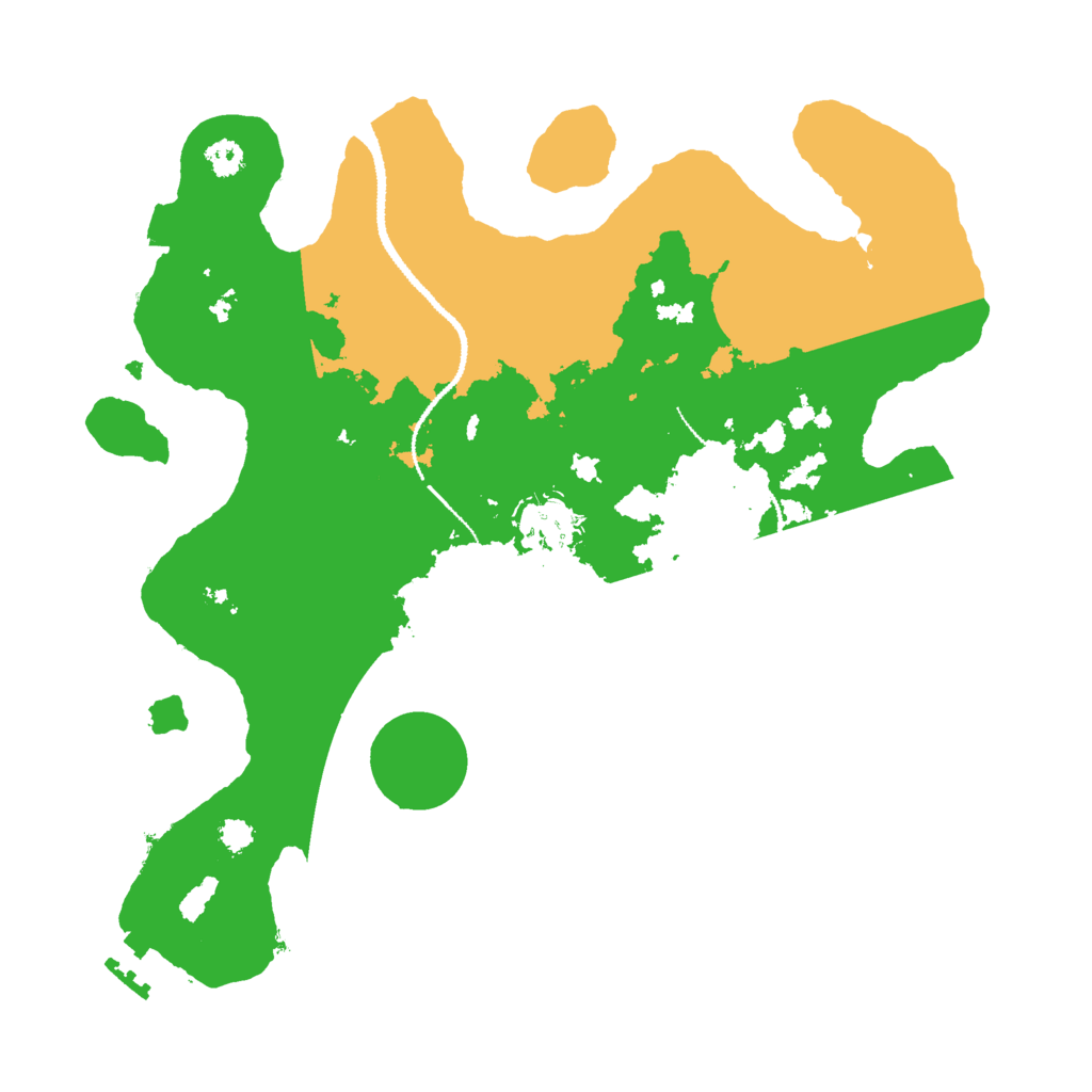 Biome Rust Map: Procedural Map, Size: 3000, Seed: 22134