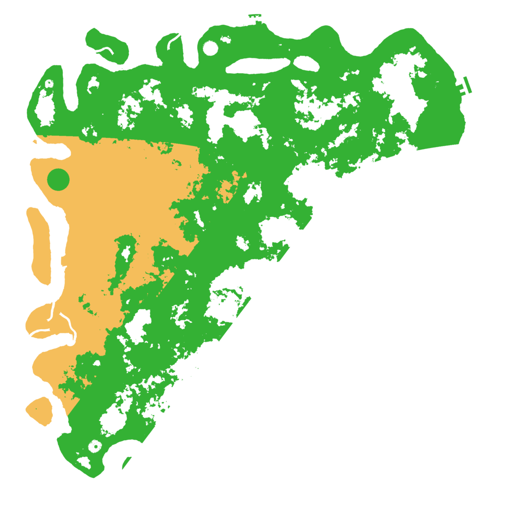 Biome Rust Map: Procedural Map, Size: 6000, Seed: 8110610