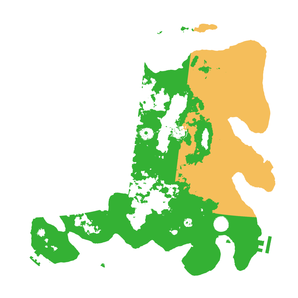 Biome Rust Map: Procedural Map, Size: 3500, Seed: 494664024