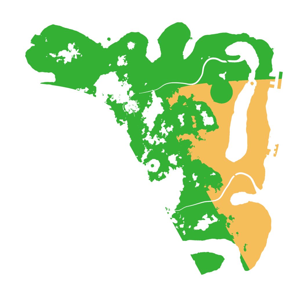 Biome Rust Map: Procedural Map, Size: 3500, Seed: 1497504688