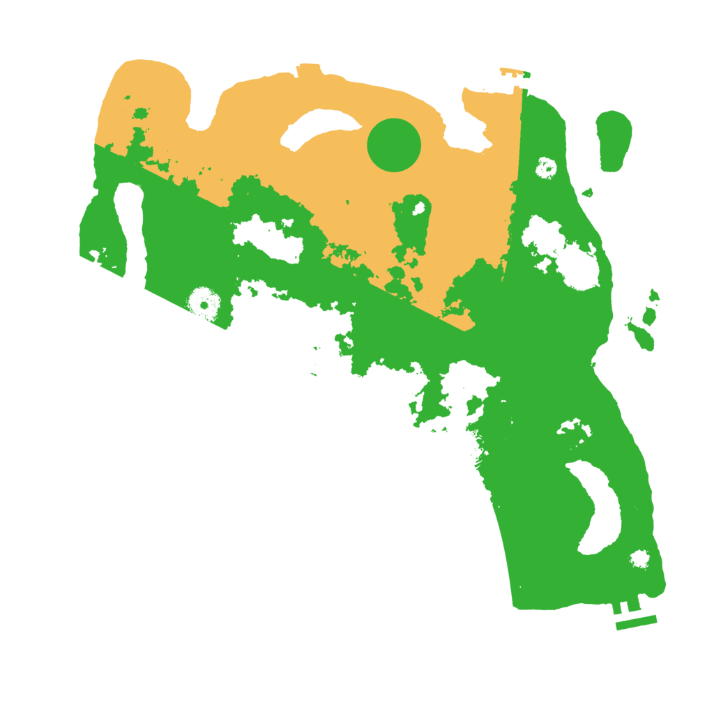 Biome Rust Map: Procedural Map, Size: 3500, Seed: 715535718