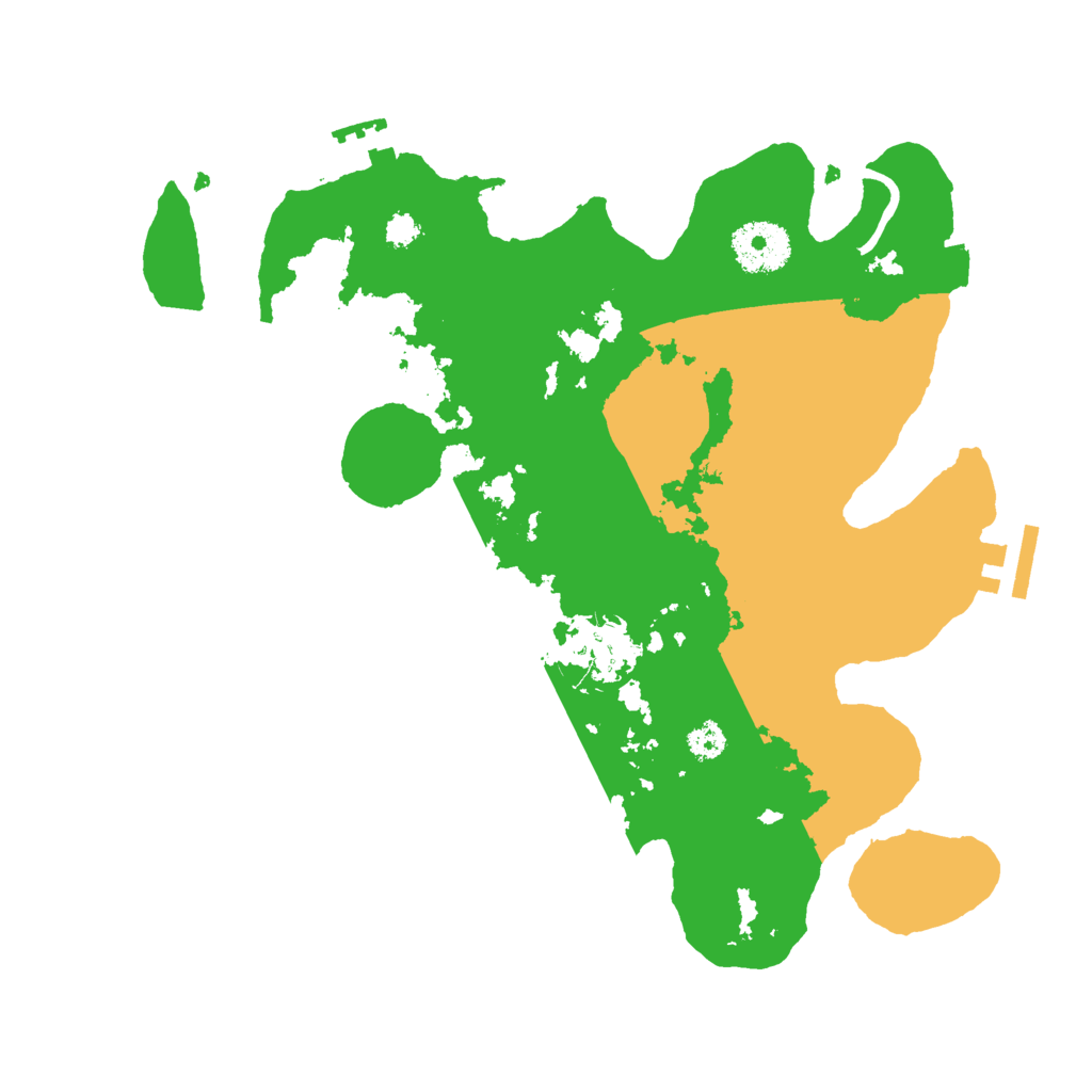 Biome Rust Map: Procedural Map, Size: 3000, Seed: 557951545